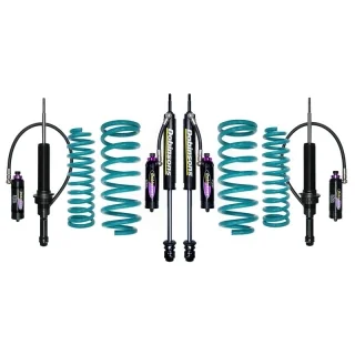 NISSAN NAVARA D23, NP300 COIL REAR (08/2014 ON) - DOBINSONS MONOTUBE REMOTE RESERVOIR 3-WAY ADJUSTABLE (MRA) LIFT KIT 2