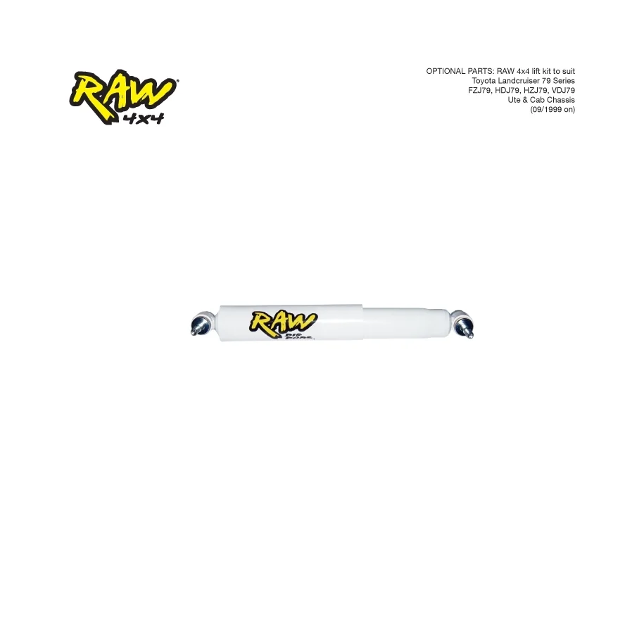 Toyota Landcruiser 79 Series - Ute & Cab Chassis (09/1999 on) - Raw Nitro Max Lift Kit