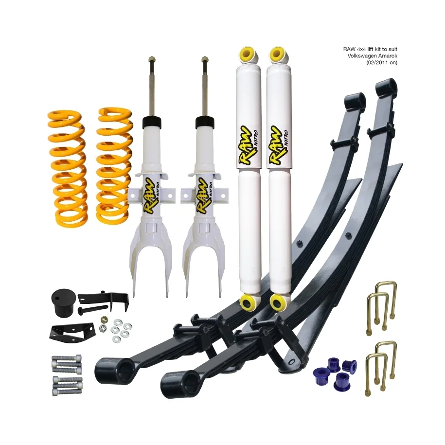 VOLKSWAGEN AMAROK (02/2011 ON) - RAW NITRO MAX LIFT KIT - 50MM LIFT