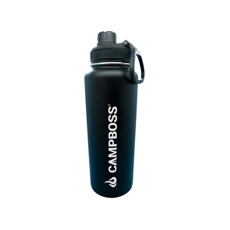 CAMPBOSS by All 4 Adventure 40oz Drink Bottle-Black (Each) - CB-BOSSDRINKBOTTLE-BLACK