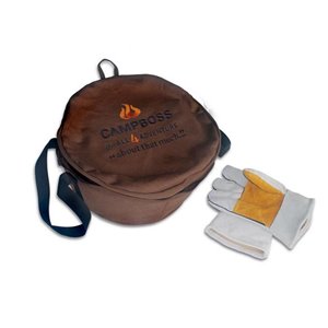 CAMPBOSS by All 4 Adventure Canvas Camp Oven Bag & Gloves (Kit) - OVENBAG-GLOVES