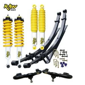 Complete Lift Kit Bundle - Toyota Hilux N80 (REVO) (2015 on) - Raw Nitro Max Lift Kit - Preassembled Struts - Upper Control Arms