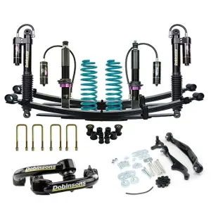 UCA Bundle - Toyota Hilux N70 (2005 to Mid 2015) - Dobinsons Monotube Remote Reservoir nonadjustable (MRR) Lift Kit 3"