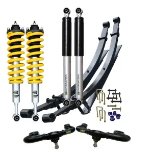 Complete Lift Kit - Toyota Hilux N70 (Vigo) (2005 to Mid 2015) - Raw Predator - Preassembled Struts