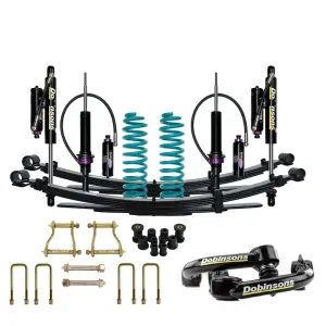 Complete Lift Kit 3" - Ford Ranger PX1 & PX2 - Dobinsons MRA - Monotube Remote Reservoir 3-way Adjustable