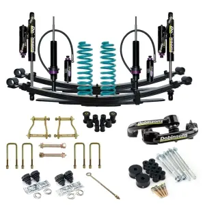Complete Lift Kit 3" - Toyota Hilux N80 (2015 onwards) - Dobinsons MRA - Monotube Remote Reservoir 3-way Adjustable